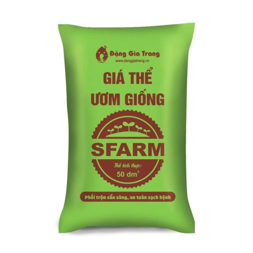 Giá thể ươm hạt giống SFARM (50dm³) – Cung cấp dinh dưỡng, dùng ươm cây giống & rau mầm