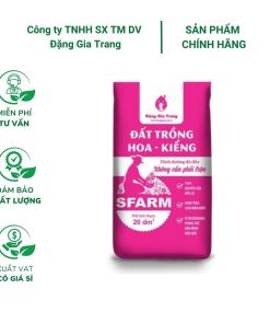 Đất trồng hoa kiểng SFARM chuyên dùng cho hoa và cây kiểng bonsai (Bao 20dm3 ~ 8-9kg)
