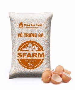 Vỏ trứng gà SFARM (1kg) - Cải tạo đất, bổ sung Canxi, cho cây con, rau màu